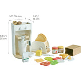Teamson Kids Little Chef Santa Barbara Wooden Healthy Dessert Set with 27 Accessories