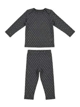 Allover Circle Print French Terry 2-Piece Set