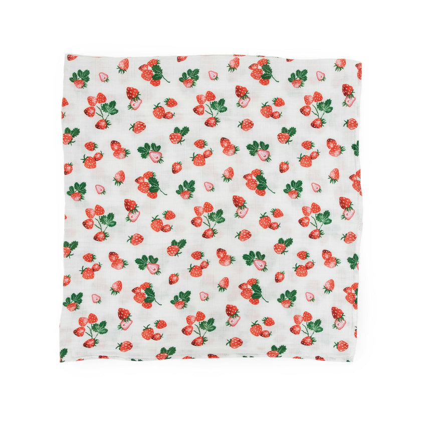 Cotton Muslin Swaddle Blanket 3 Pack - Berry Lemonade