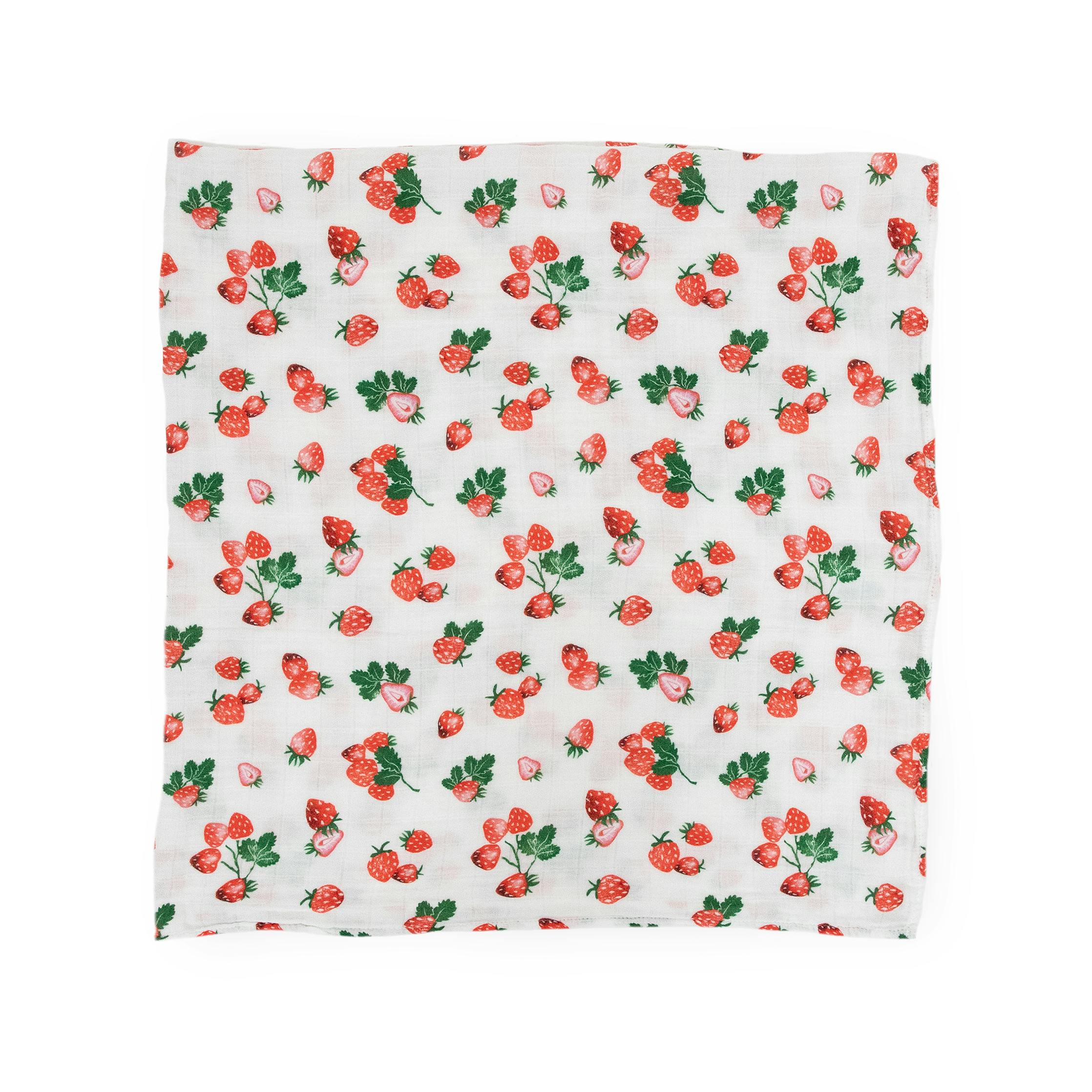 Cotton Muslin Swaddle Blanket 3 Pack - Berry Lemonade