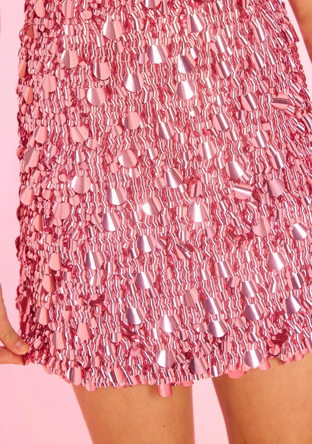 Davina Sequin Mini Skirt