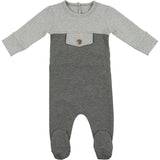 Snap Pocket Long Sleeve Footie