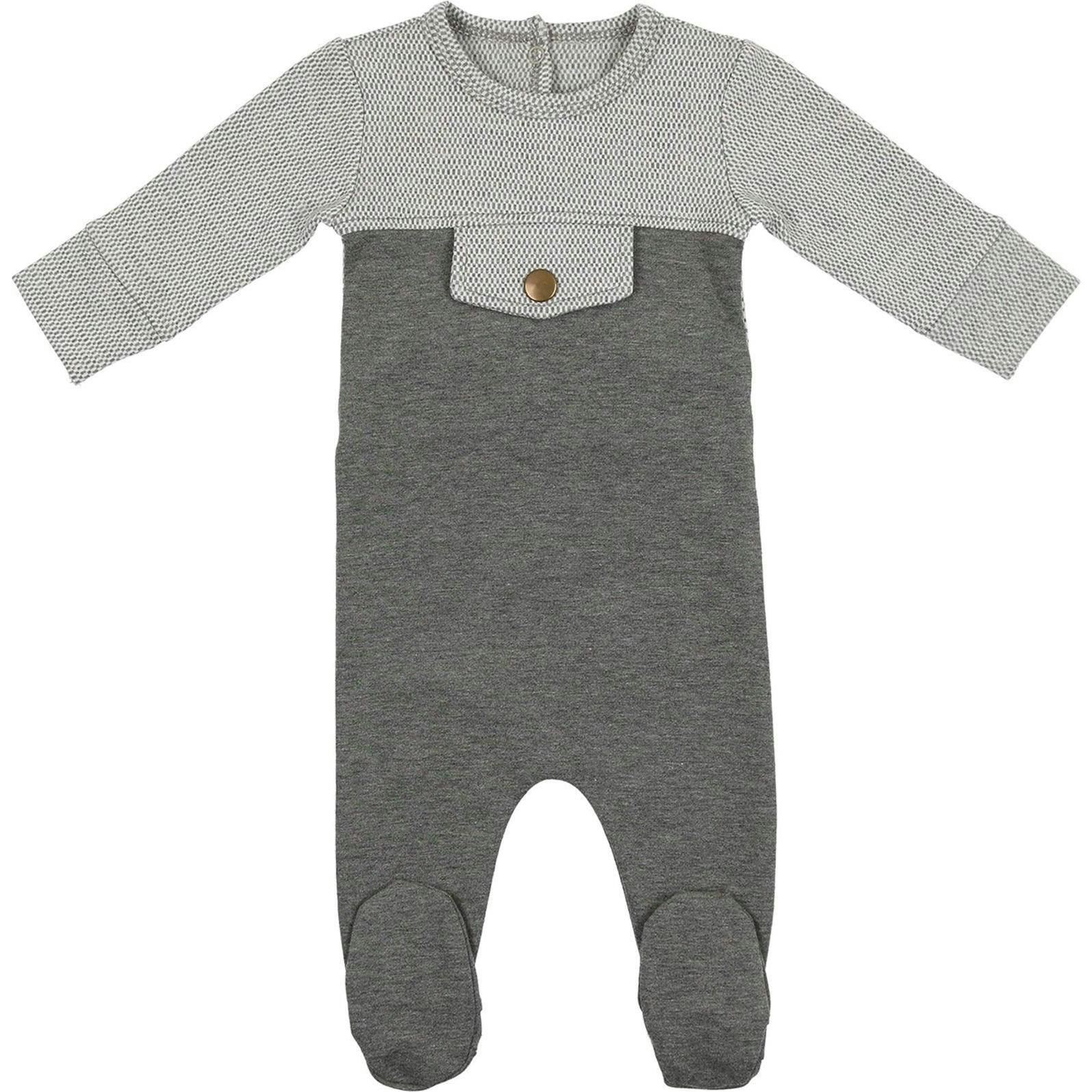 Snap Pocket Long Sleeve Footie
