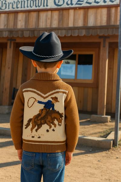 YEEHAW cowboy cardigan