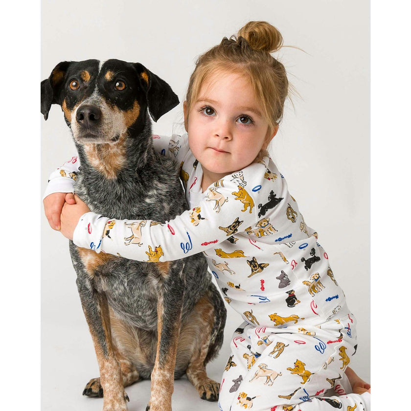 The Organic Long Sleeve Pajama Set [Dog Days]
