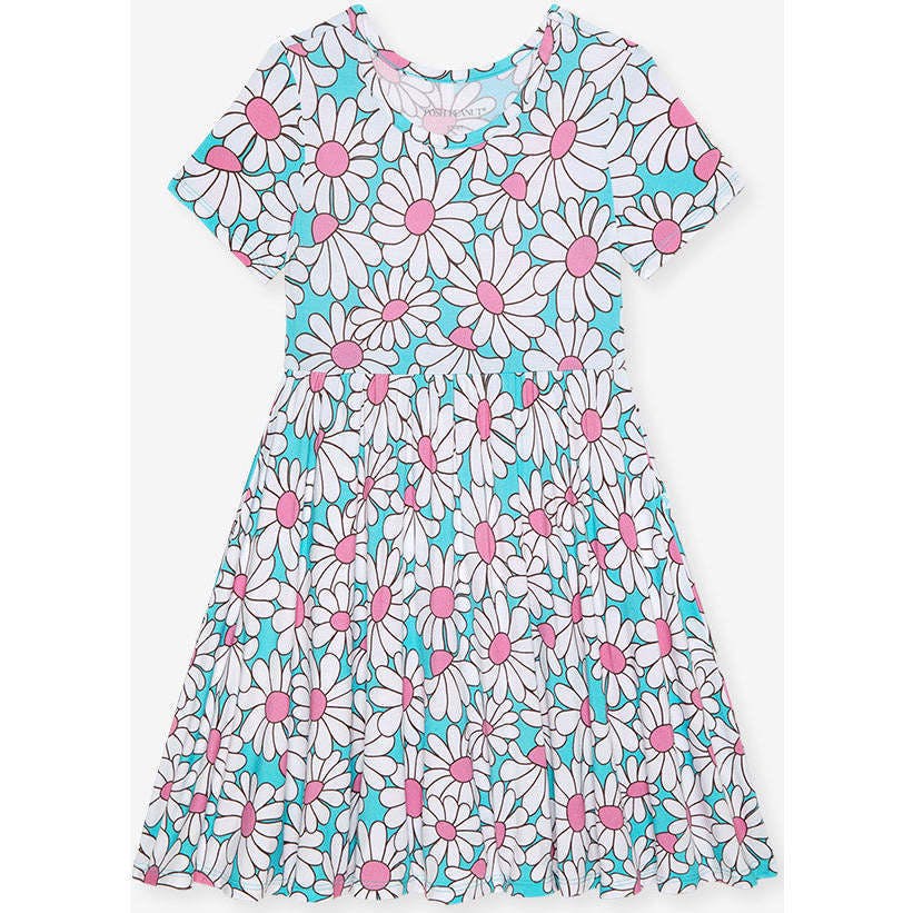 Retro Daisy Twirl Dress