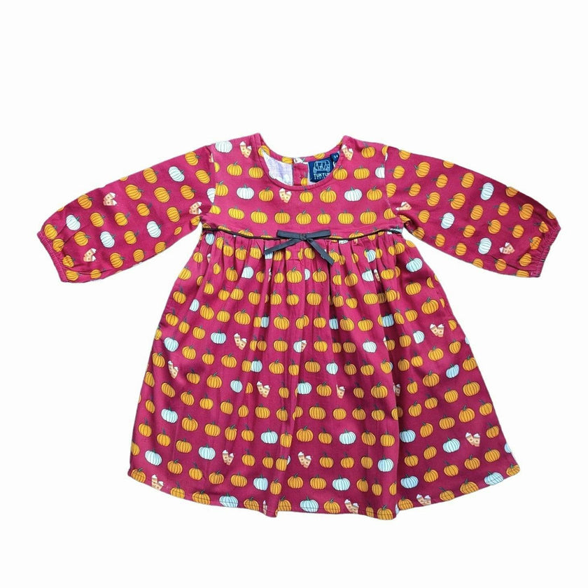 Pumpkin Spice Empire Waist Dress