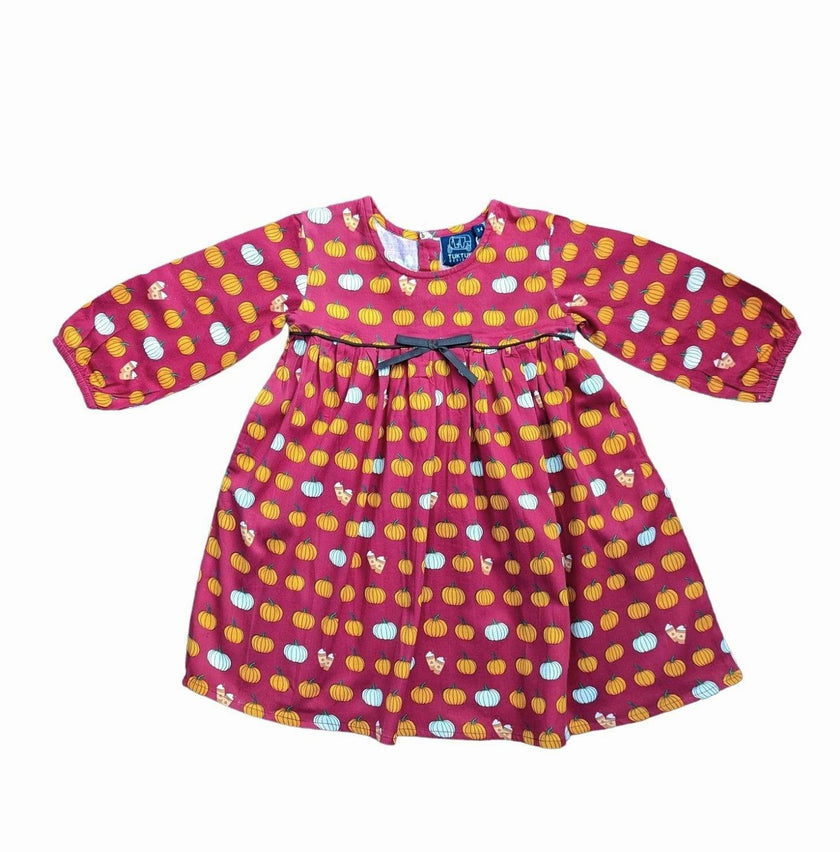 Pumpkin Spice Empire Waist Dress