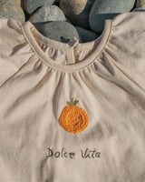 S/S Ruffle Skirt Set in Dolce Vita