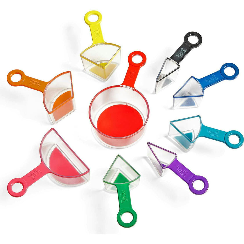 Rainbow Fraction Measuring Cups (Set of 9)
