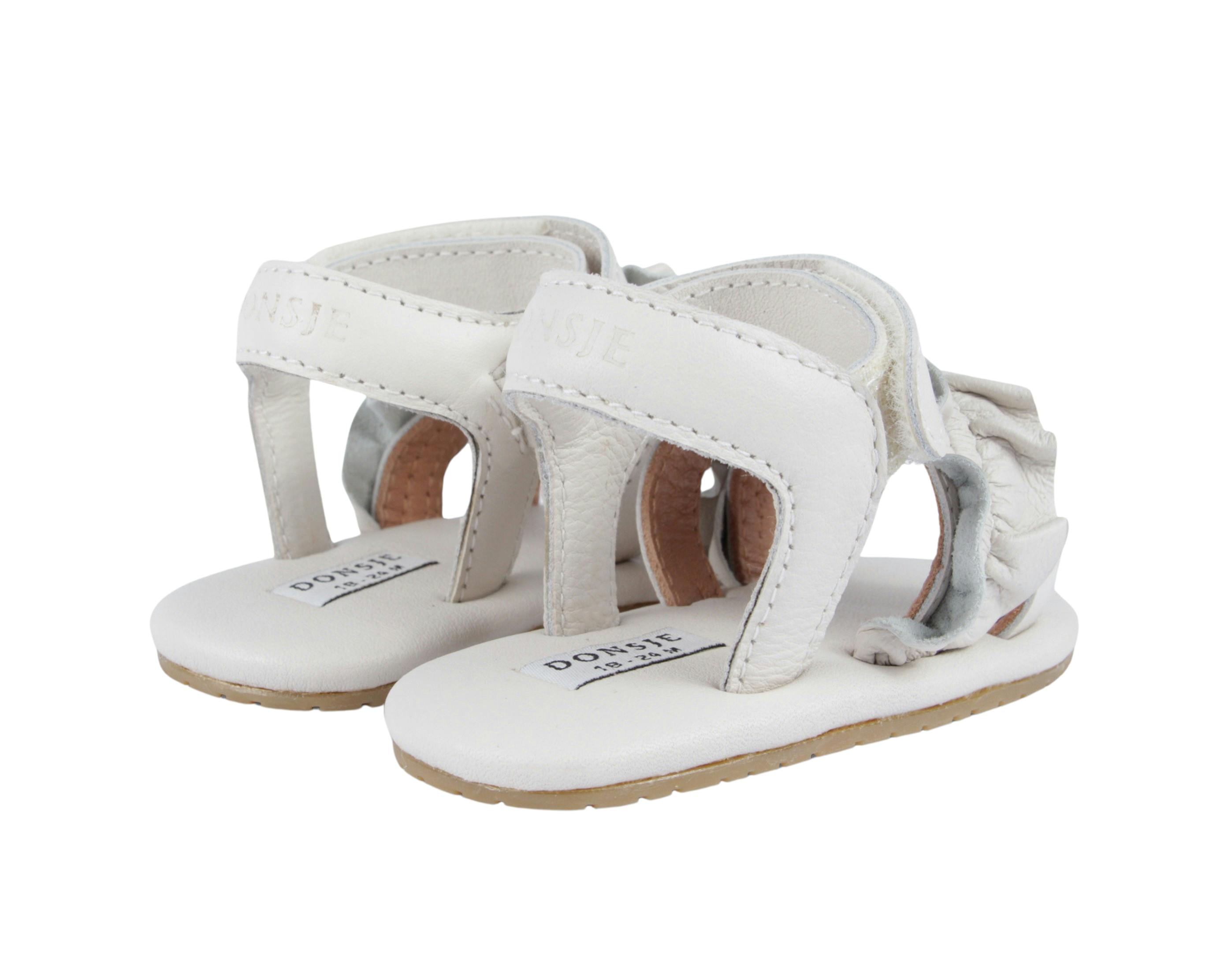 Miene Sandals | Off White Leather