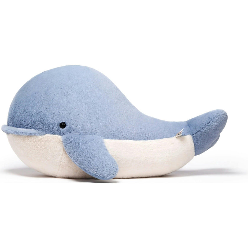 McHugs Big-Headed Whale 22" — Soft Weighted Cuddle Stuffed Animal