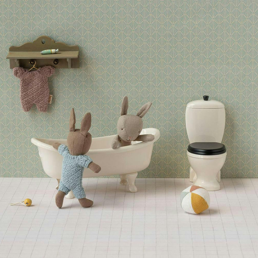 Rabbit set, Micro - Brown - Blue