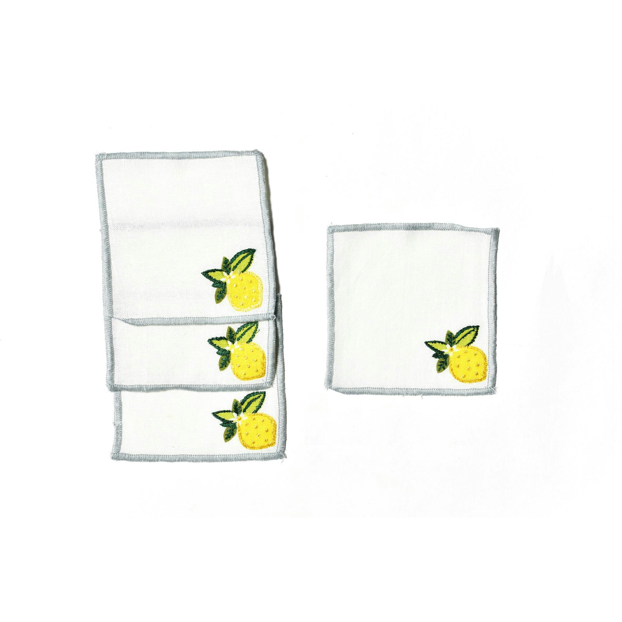 Lemon Citrus Cocktail Napkins