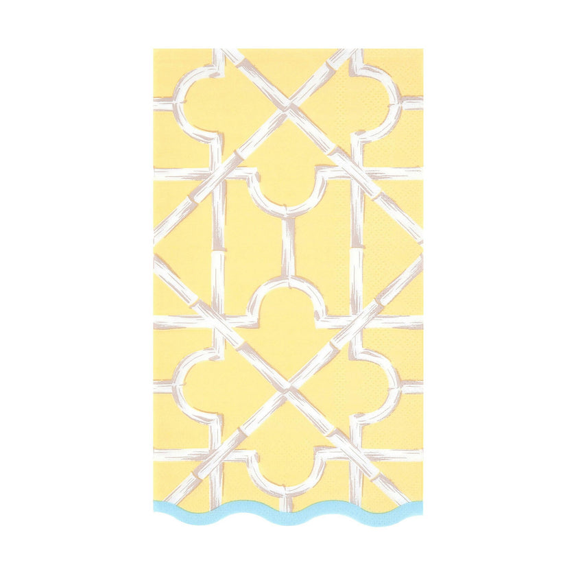 Bamboo Pattern Guest Towels