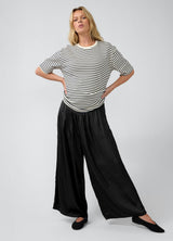 Flowy Wide Leg Woven Maternity Pant