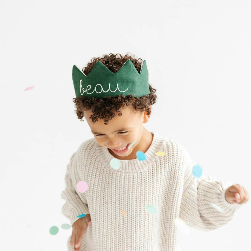 Green Custom Birthday Crown