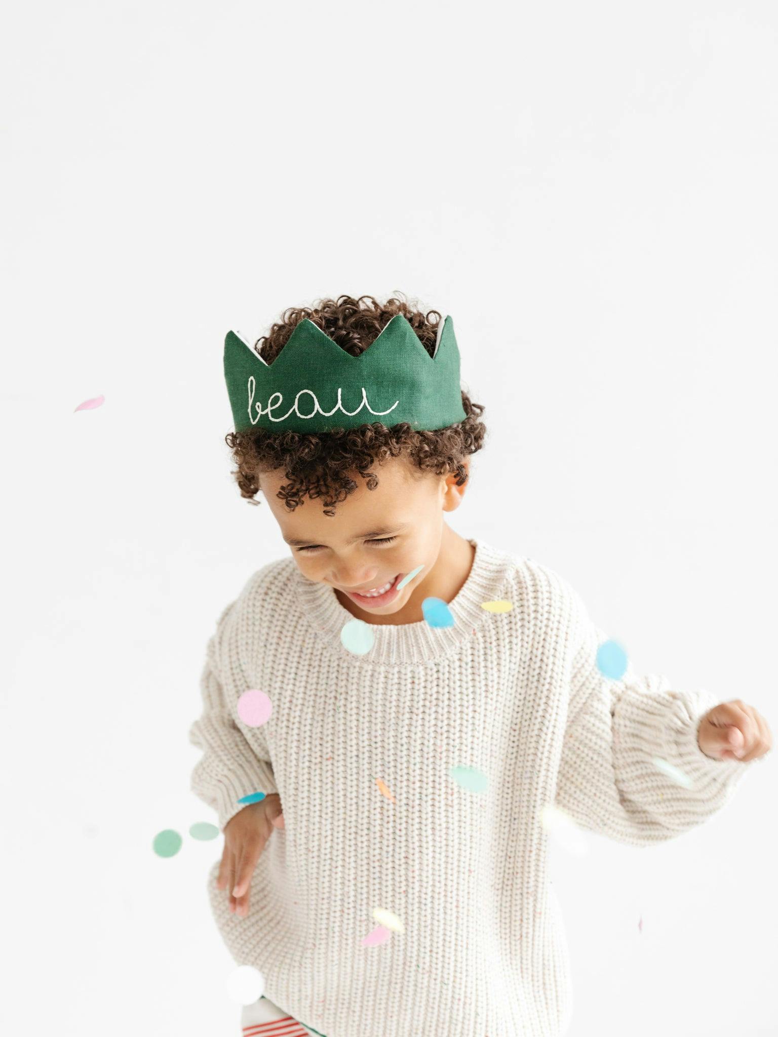 Green Custom Birthday Crown