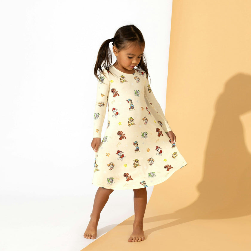 PAW Patrol: Classic Bamboo Girls' Long Sleeve Dress