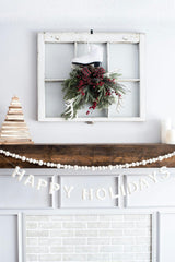 Happy Holidays Banner (White)