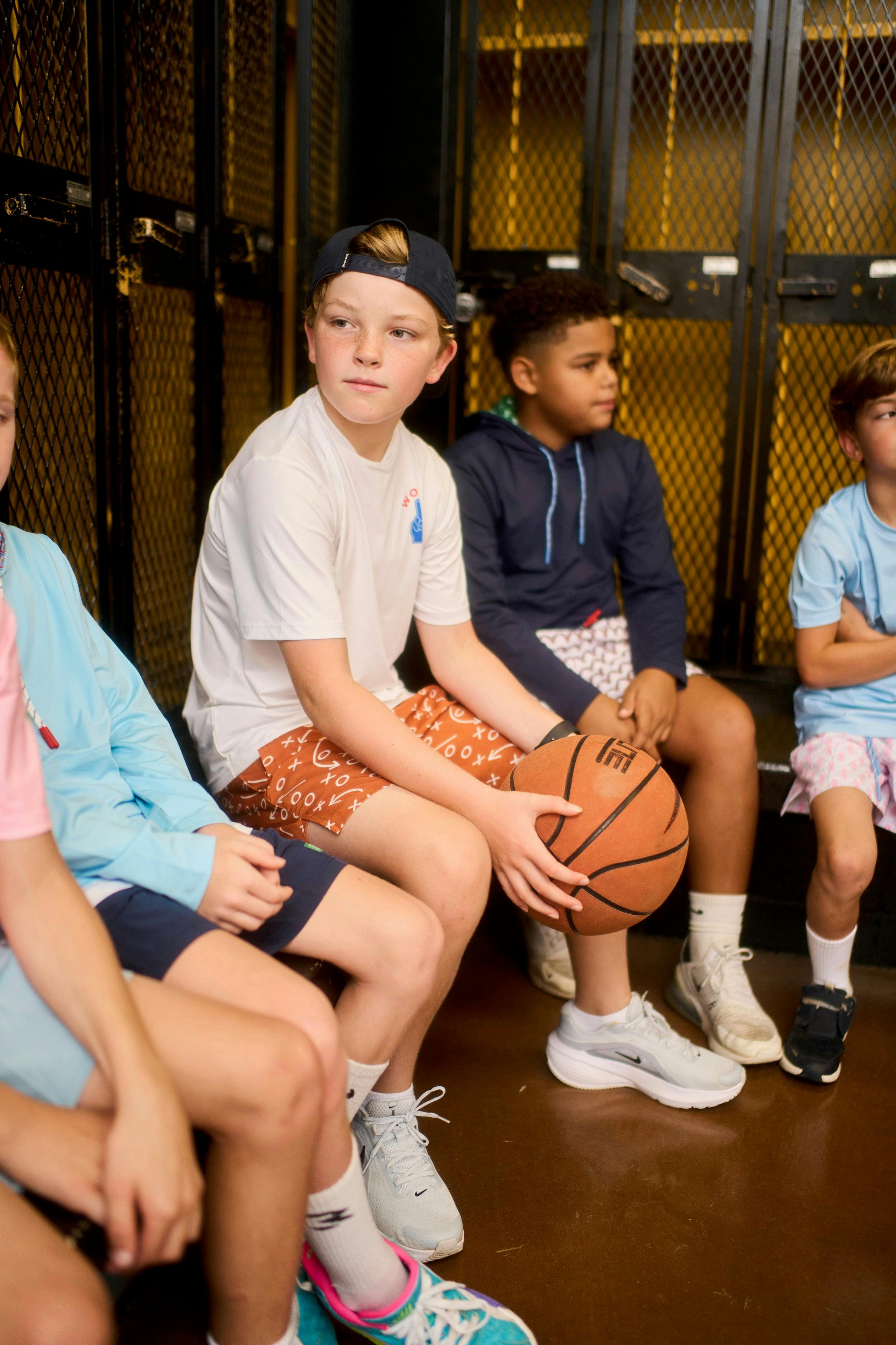 Gettin' Route-y: Burnt Orange Boys Shorts