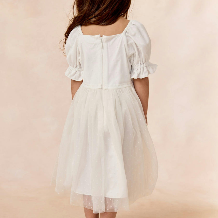 Mini Ballerina Dress in White