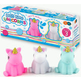Buddy & Barney: Bath Time Unicorns - 3 Piece Toy Set