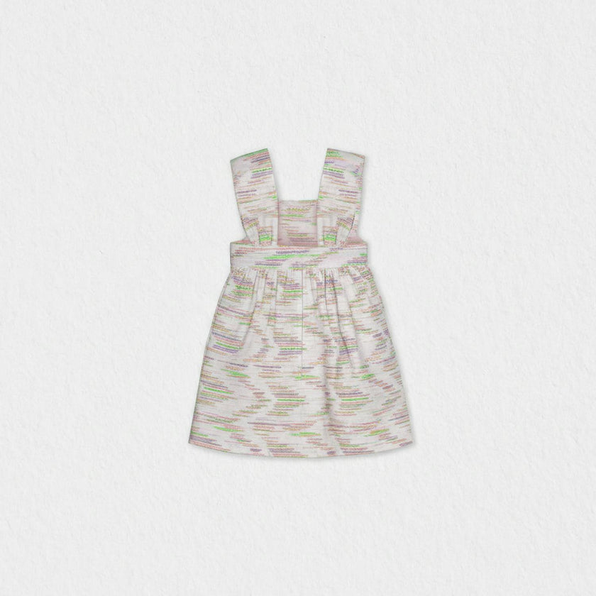 Desiree Baby Dress Sleeveless, Lilac Pistachio
