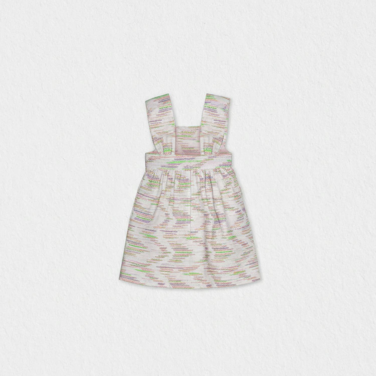 Desiree Baby Dress Sleeveless, Lilac Pistachio