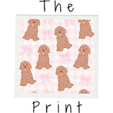 Pink Goldendoodle Bamboo PJ Set