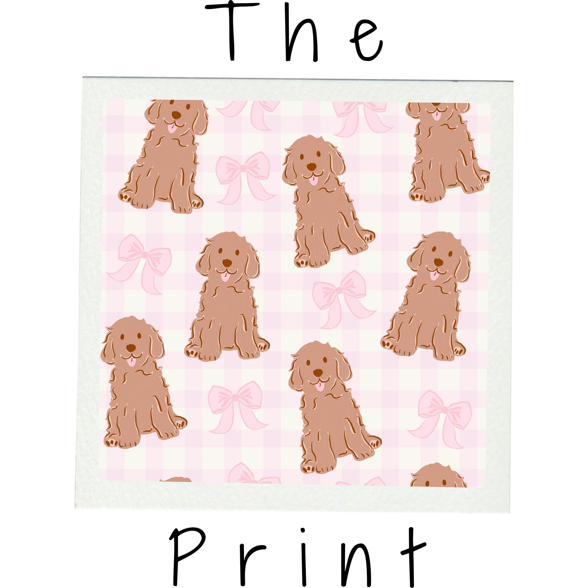 Pink Goldendoodle Bamboo PJ Set
