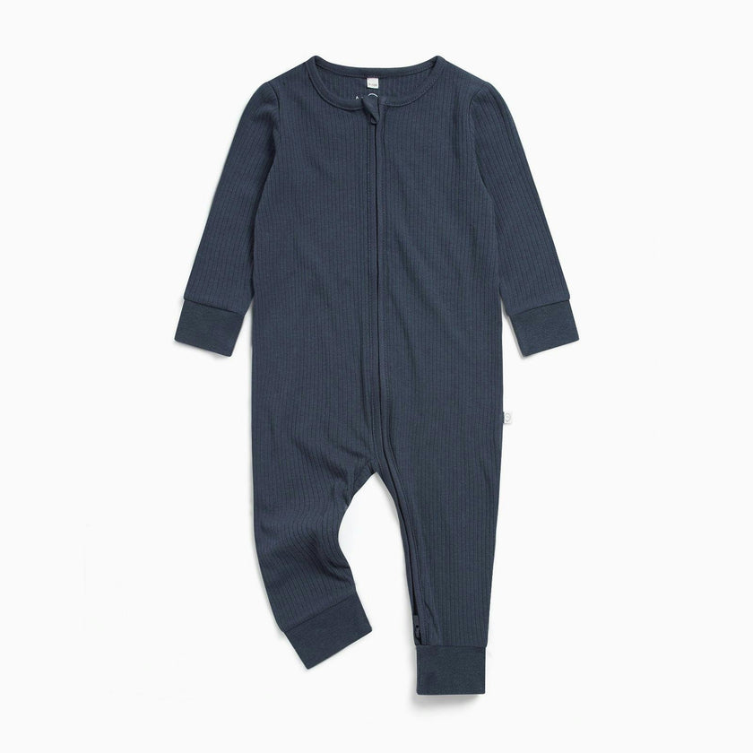 Ribbed Clever Zip Snug Fit Pajamas