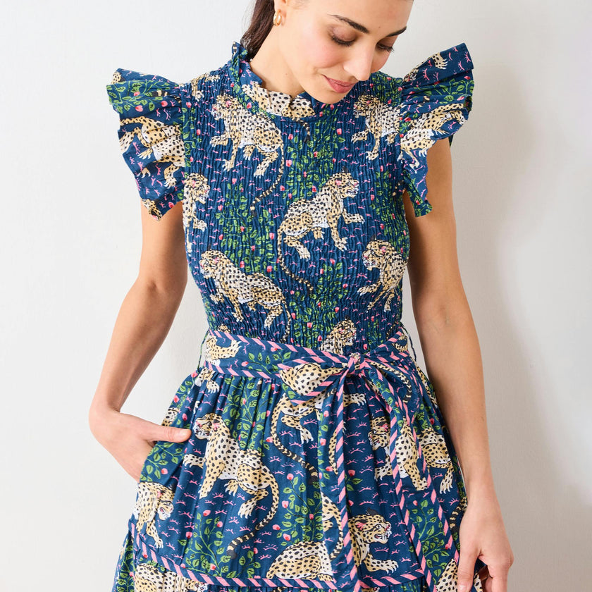 Bagheera - Let's Ruffle Dress - Navy