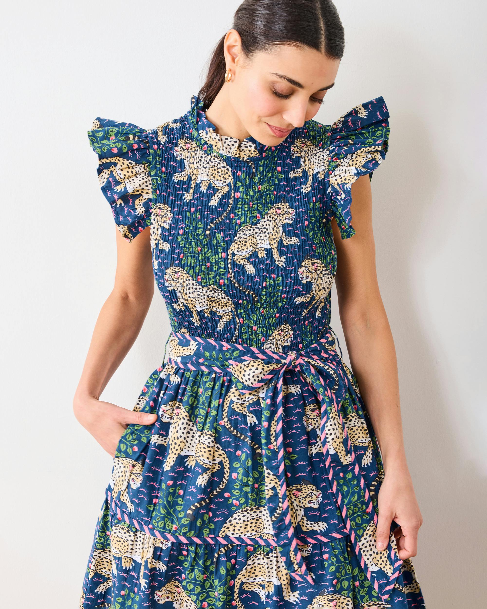 Bagheera - Let's Ruffle Dress - Navy