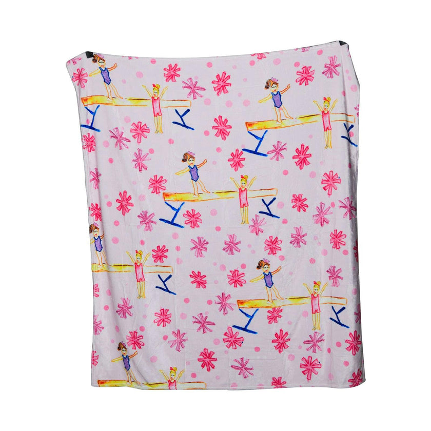 Gymnastics Minky Blanket