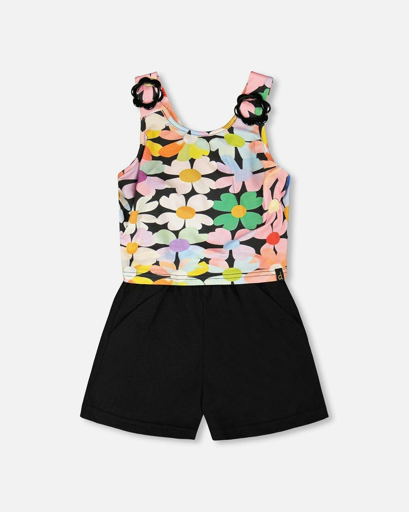 Sleeveless Jersey Jumpsuit