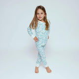 Print Long Sleeve Pajamas