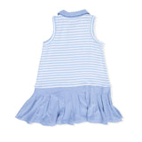 Striped Golf - Polo Tennis Dress with Cartwheel Short