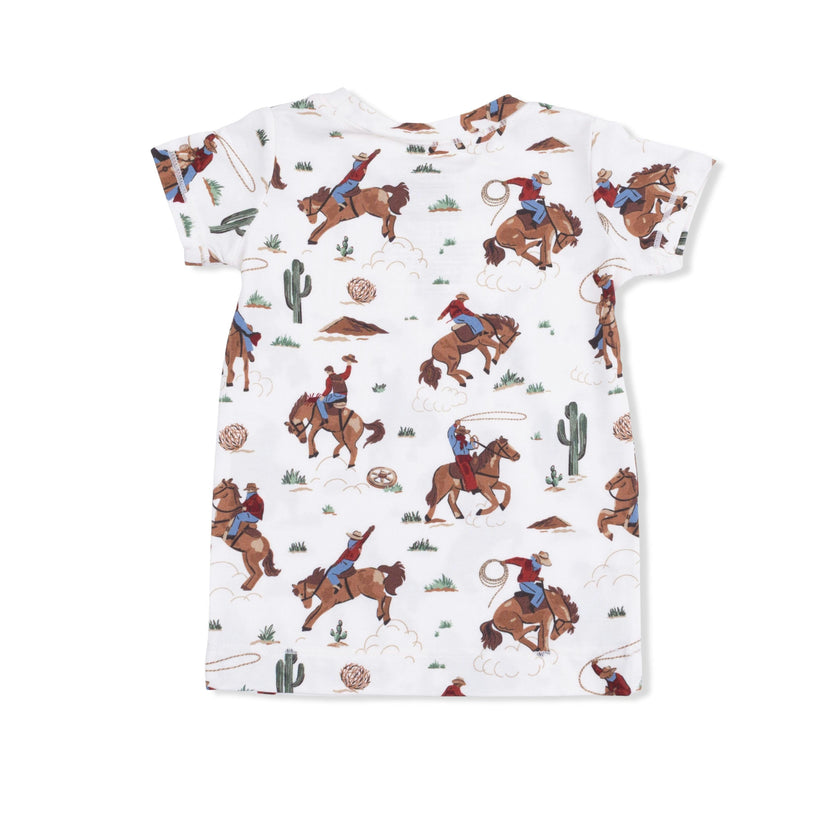 Buckaroo Western - Short Sleeve Loungewear Set