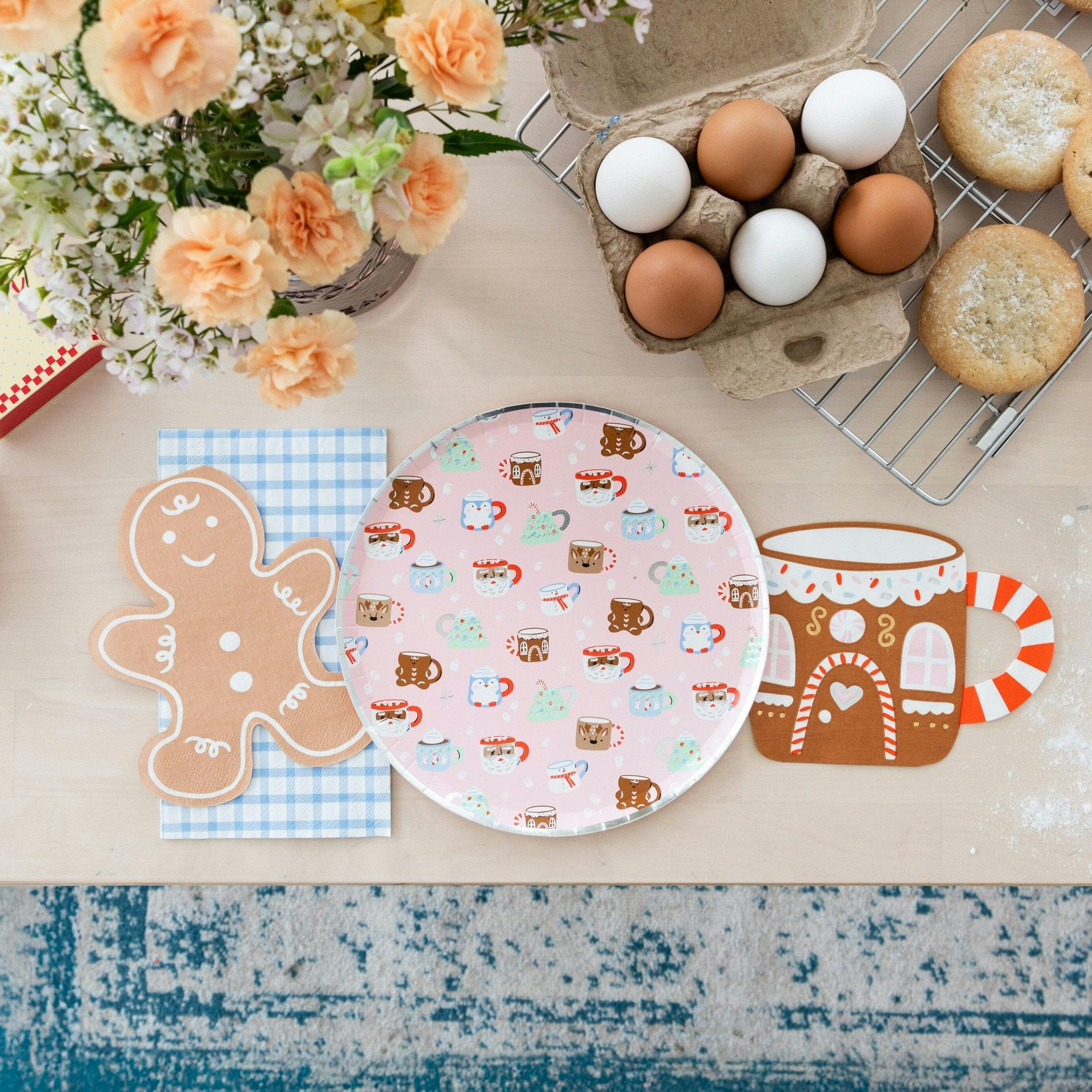 Baking Spirits Bright Gingerbread Man Large Napkins