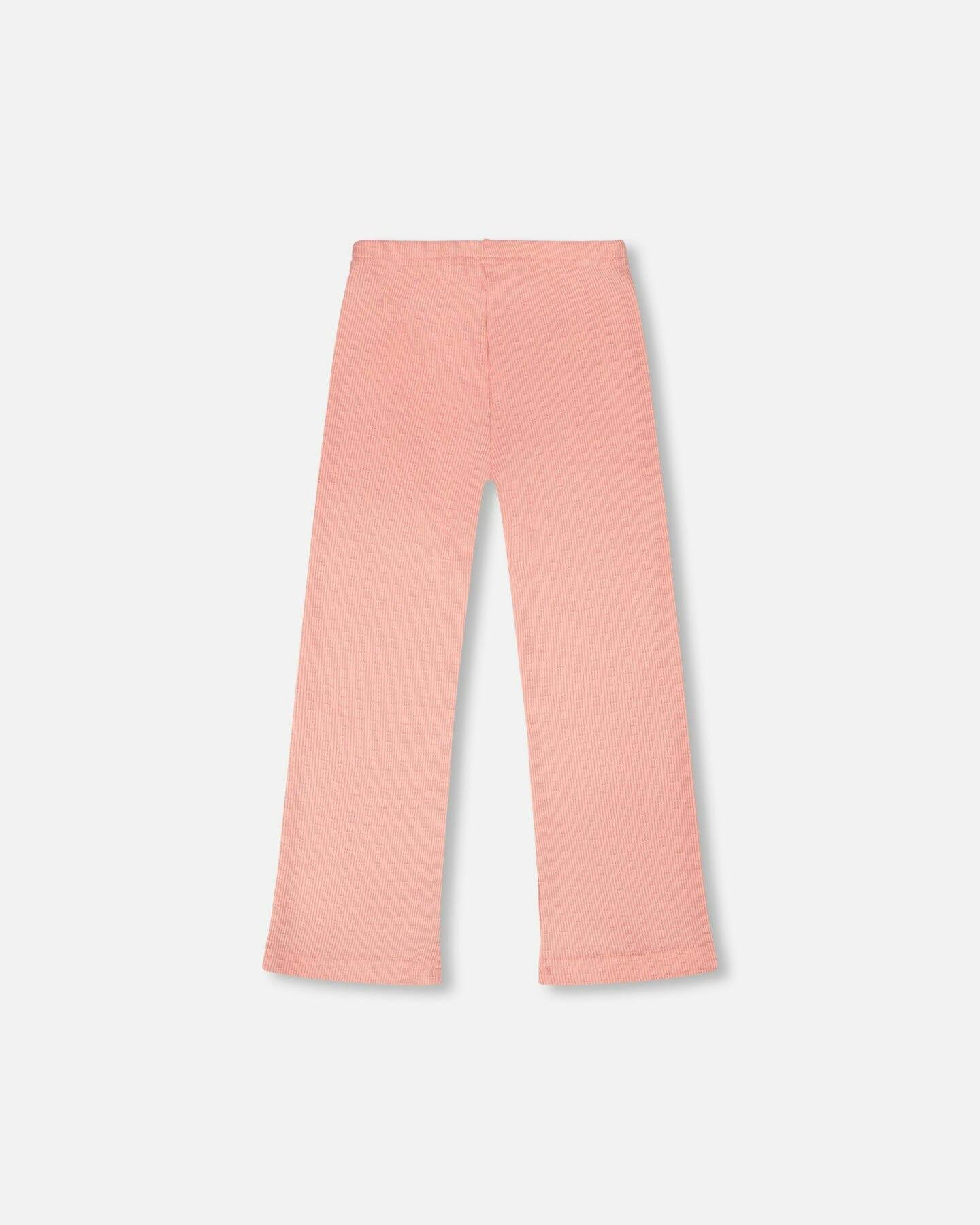 Crinkle Jersey Leggings Peach Pink