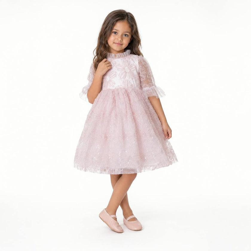 Blush Petal Music Box Dress