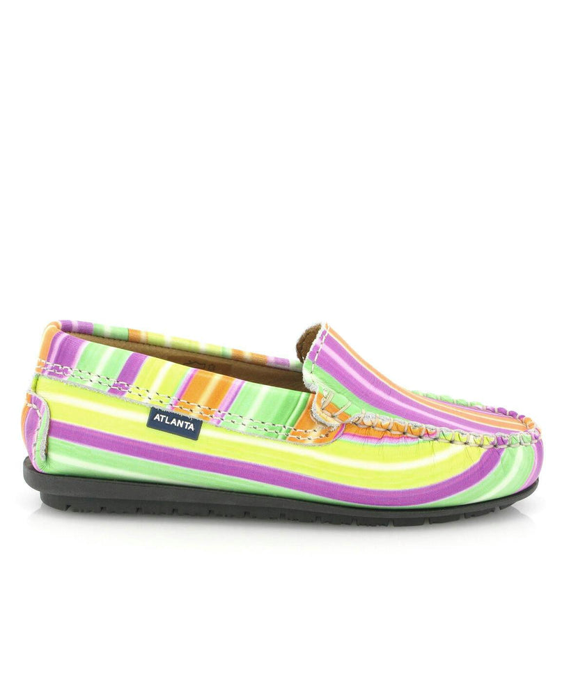 Plain 015 Walker Moccasins, Multicolor printed leather