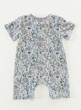 Walker Terry Romper - Coral Reef