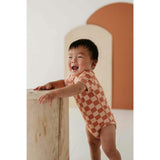 Baby Short Sleeve Bodysuit Retro America