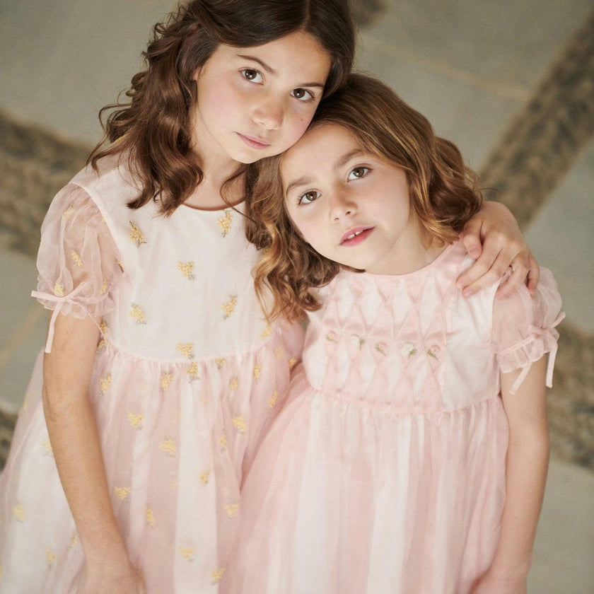 Pink Gardenia Ceremony Girl Dress
