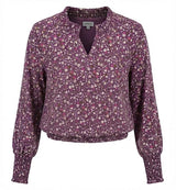 Elizabeth Top Violet Fleur