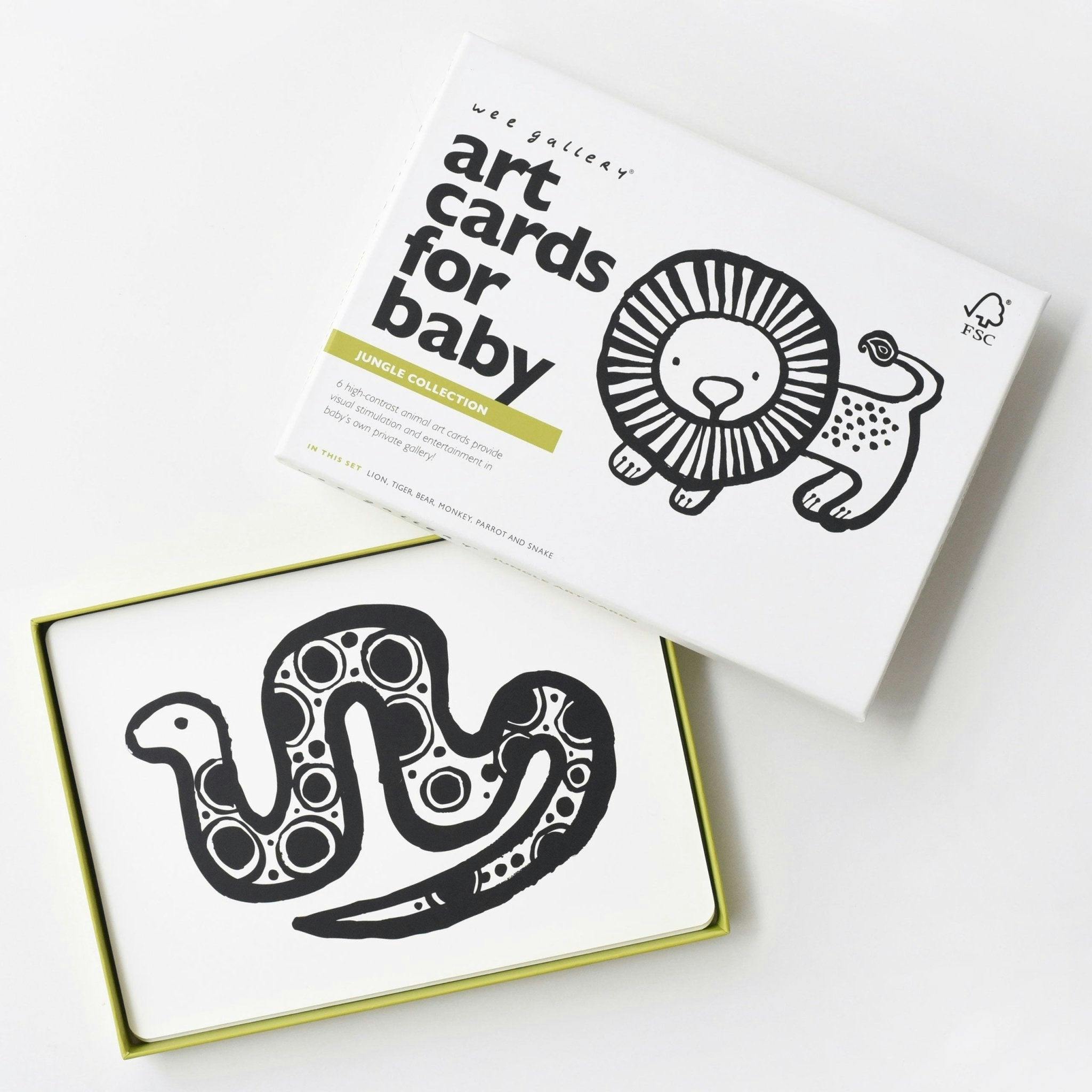Jungle Art Cards for Baby