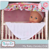 Baby's First Canopy Crib with Toy Doll