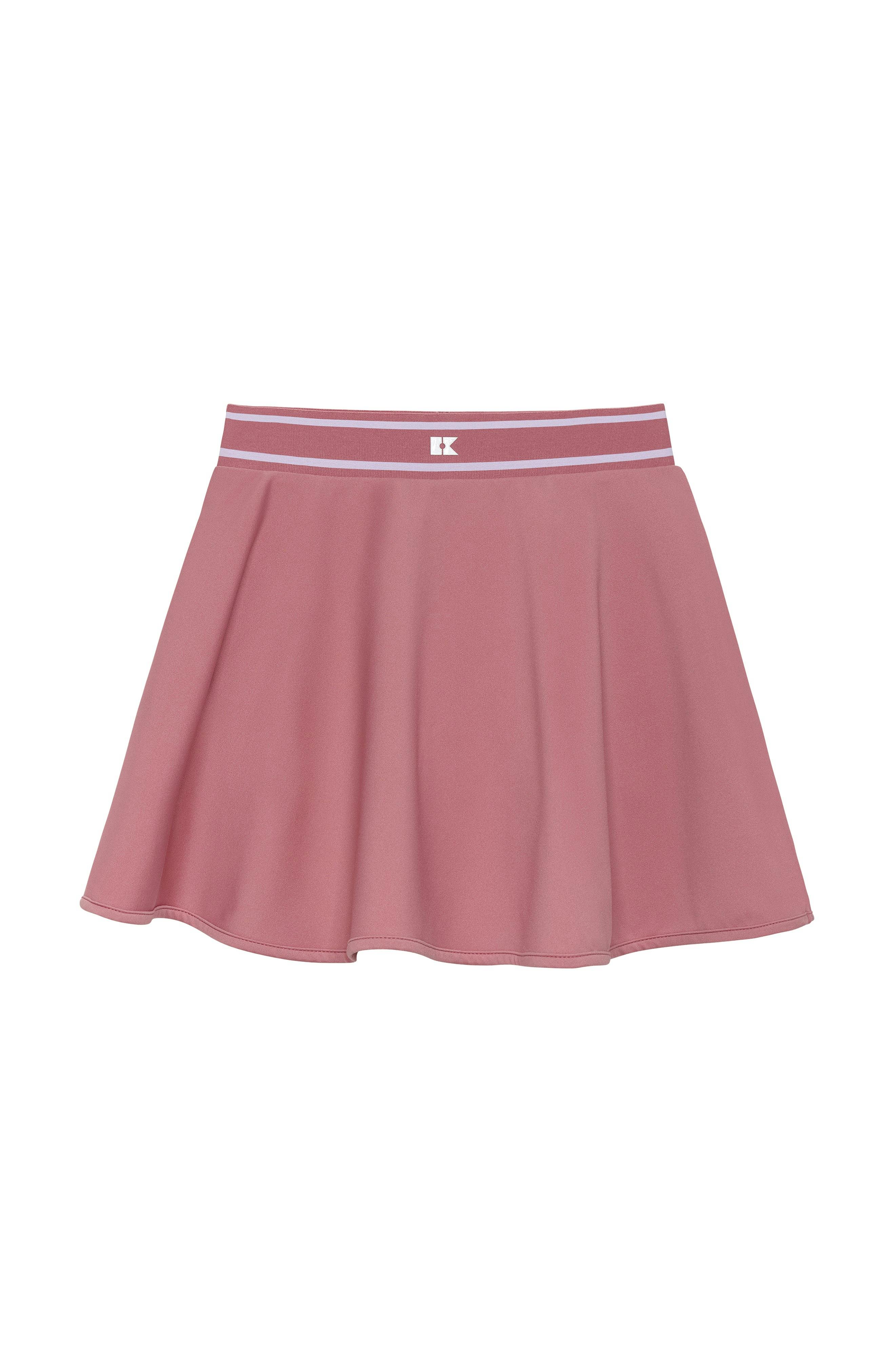 dusty pink topspin skort